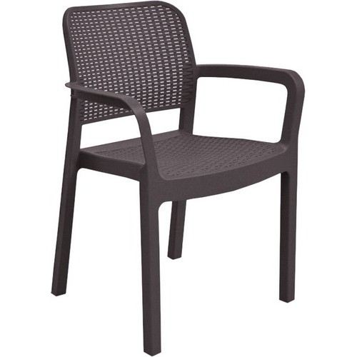 Стул-кресло SAMANNA (коричневый)