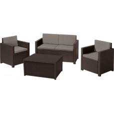Комплект мебели MONACO SET (коричневый)
