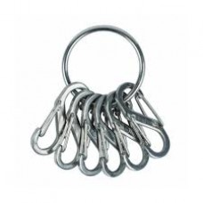 Брелок для ключей Nite Ize Key Ring с метал. карабинами, стальной