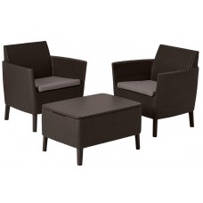 Комплект мебели SALEMO BALCONY SET (коричневый)