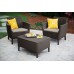 Комплект мебели SALEMO BALCONY SET (коричневый)