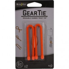 Стяжки гибкие Nite Ize Gear Tie 6", 2 шт., оранжевые